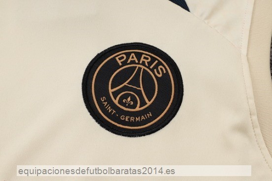 Nuevo Entrenamiento Sin Mangas Paris Saint Germain 23/24 Amarillo Azul Baratas